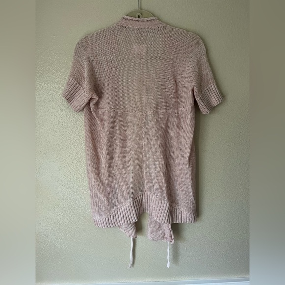 FREE PEOPLE Open Front Cotton Sweater - Picture 4 of 5